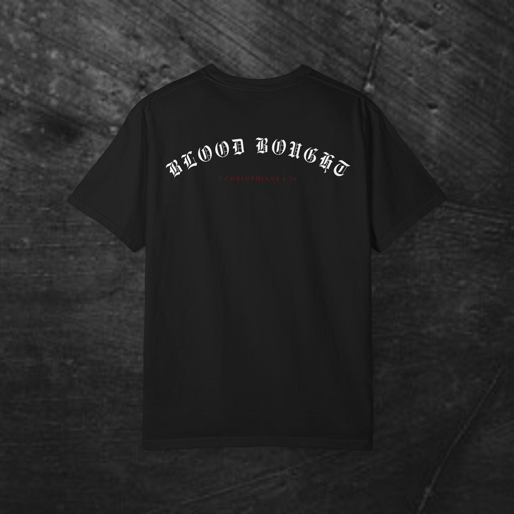 Salvation Cross T-Shirt — 'Once. For All.' Religious Graphic Tee