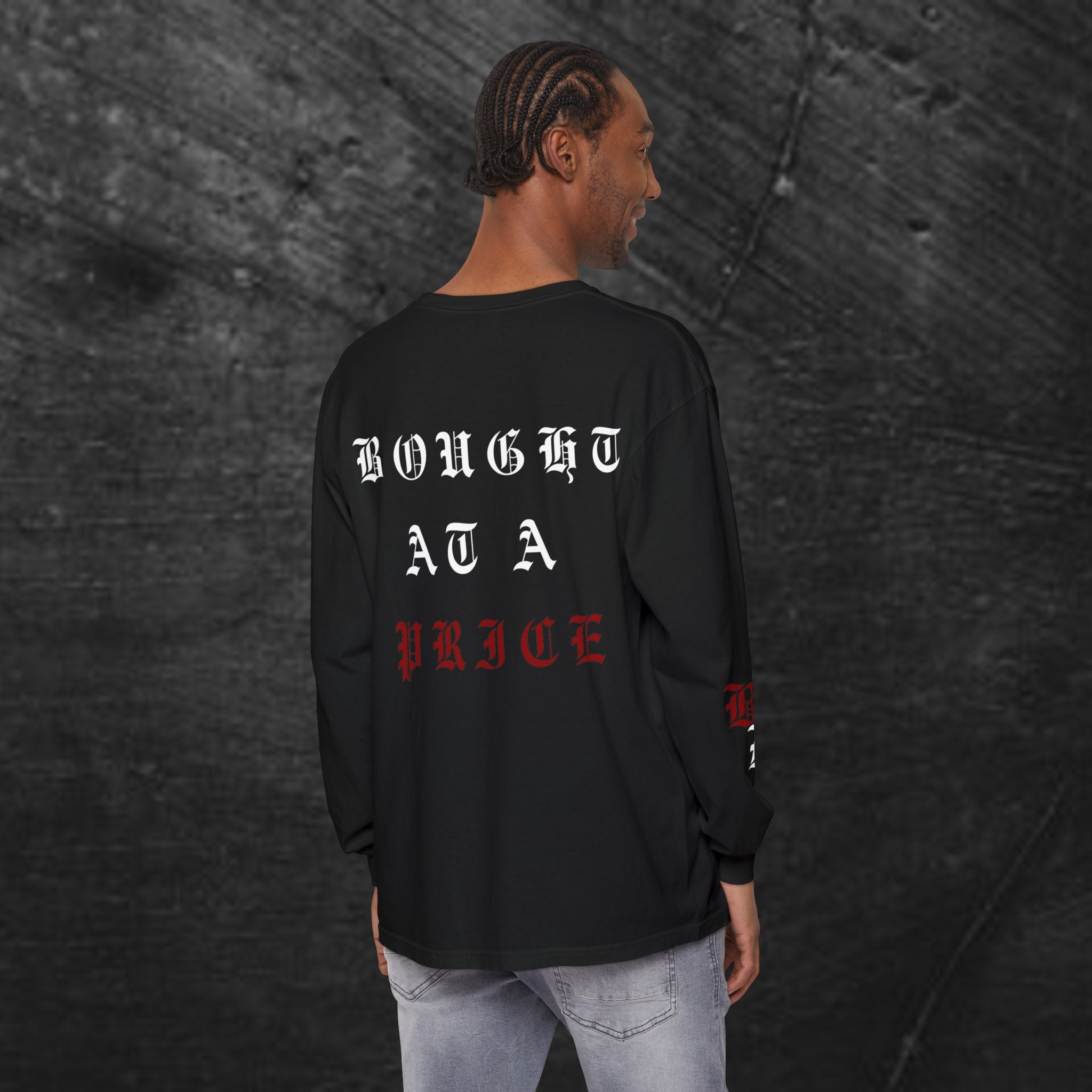'Blood Bought / Bought At A Price Medium-weight Long Sleeve