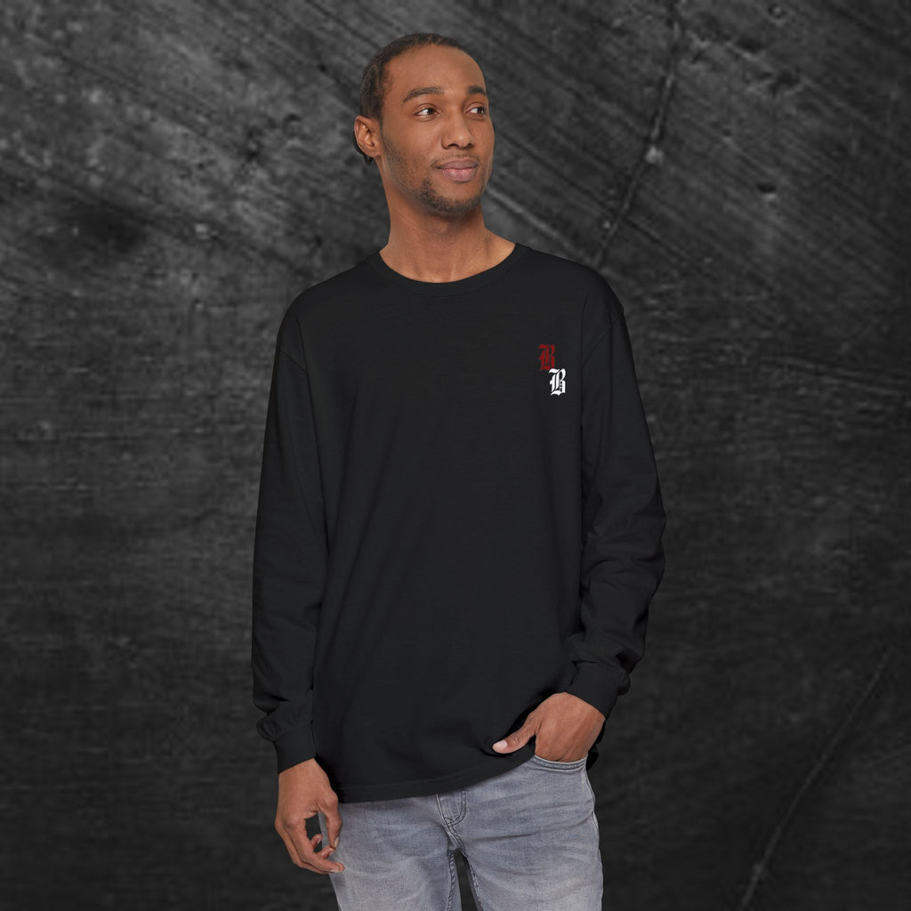 Metanoia Cross Long Sleeve Tee — Gothic Faith Graphic Long Sleeve