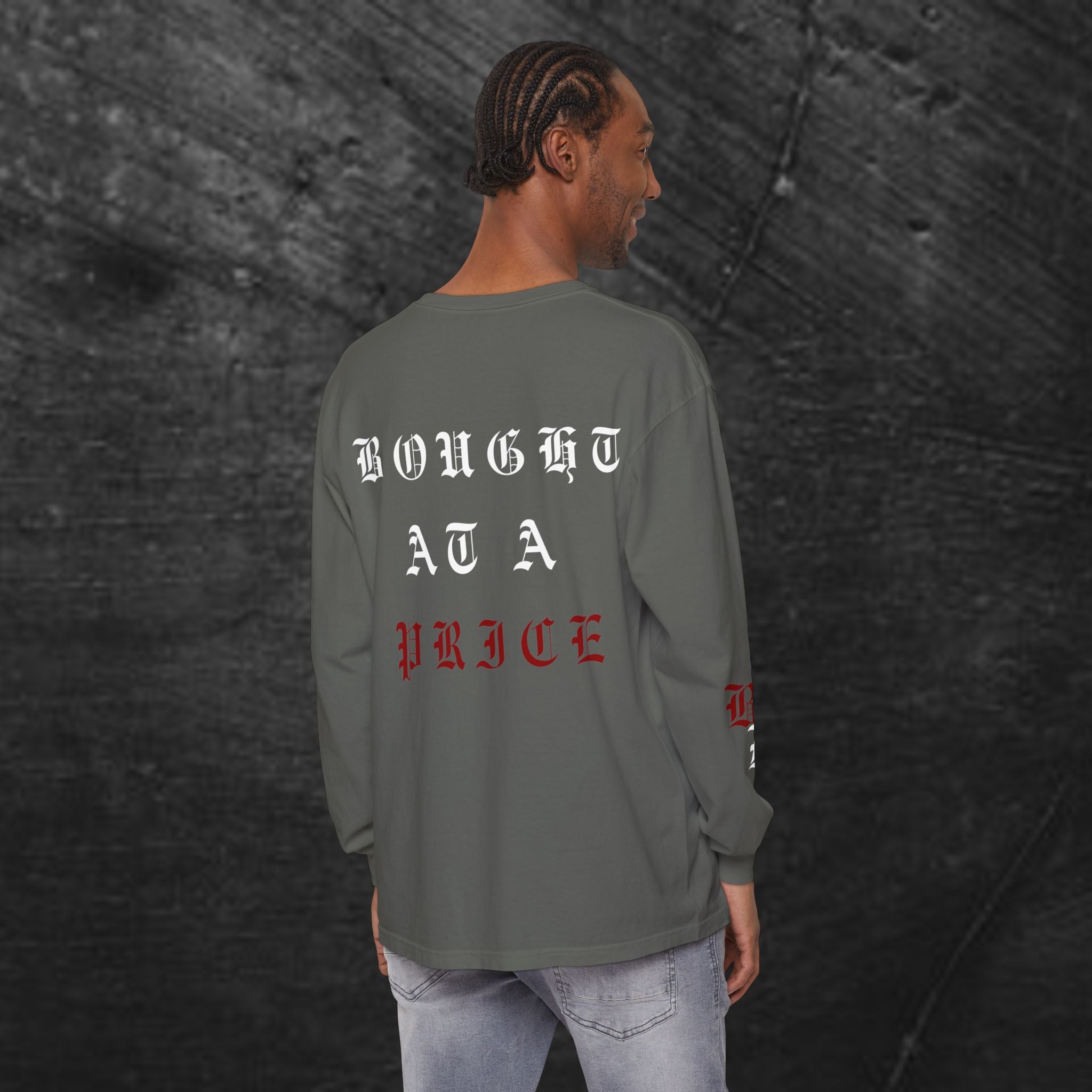 'Blood Bought / Bought At A Price Medium-weight Long Sleeve