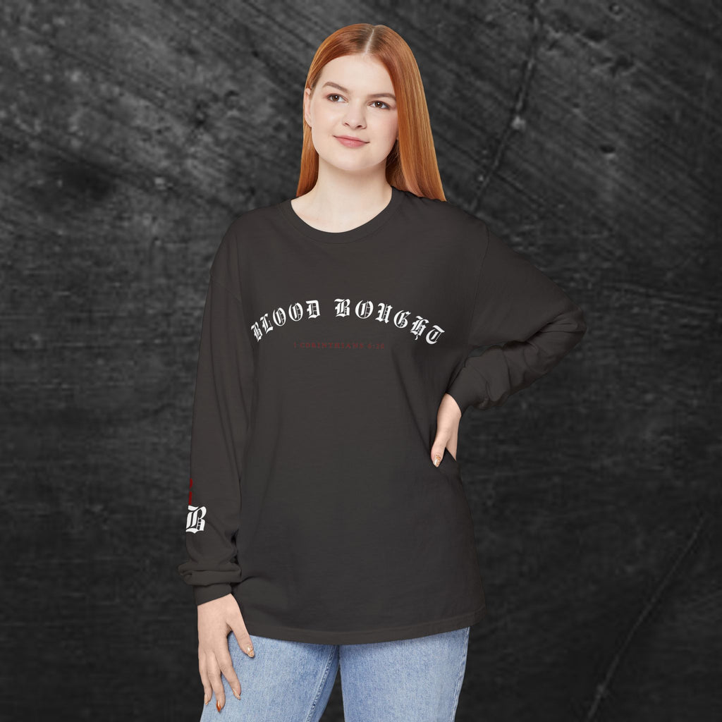 'Blood Bought / Bought At A Price Medium-weight Long Sleeve