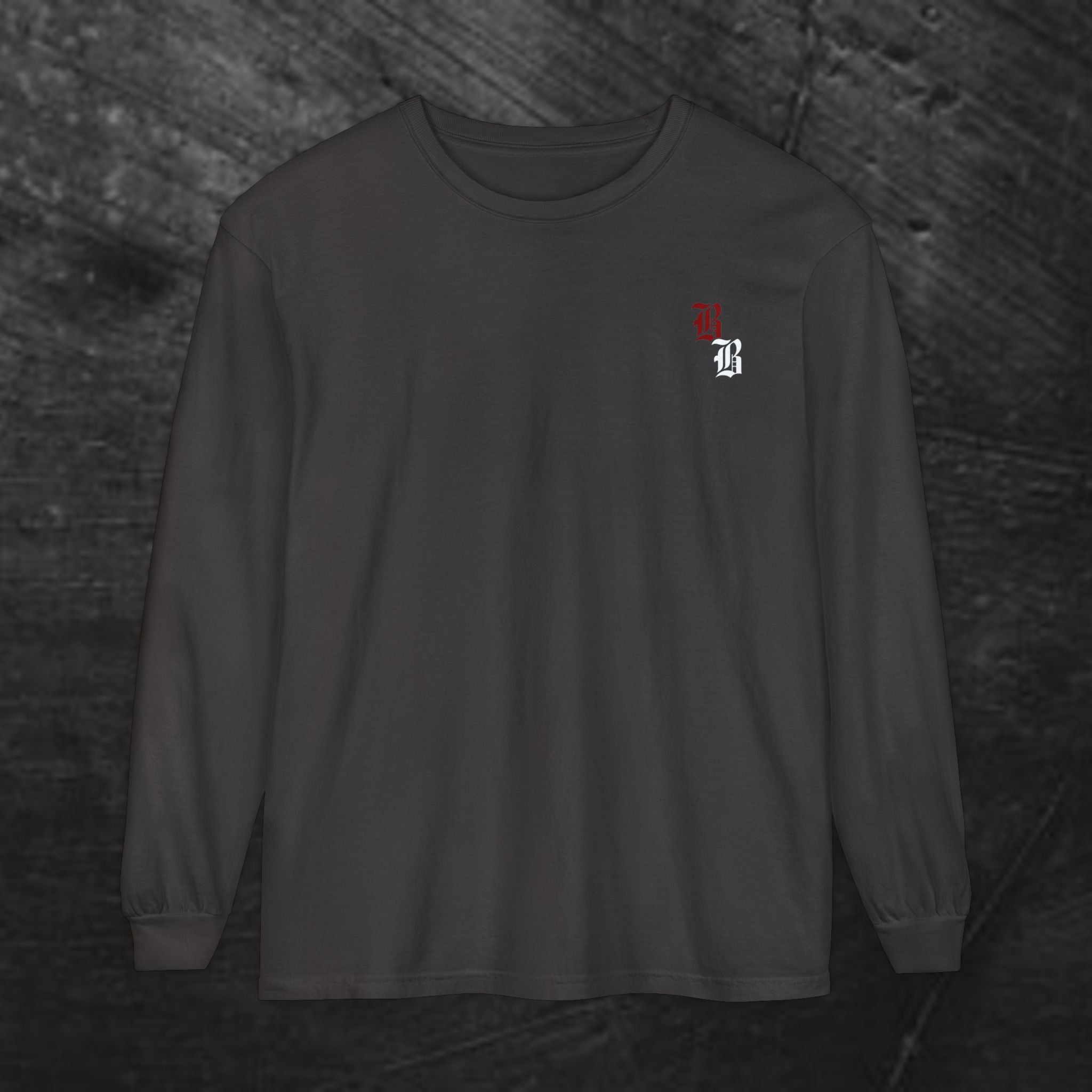 Metanoia Cross Long Sleeve Tee — Gothic Faith Graphic Long Sleeve
