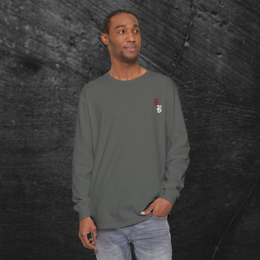 Metanoia Cross Long Sleeve Tee — Gothic Faith Graphic Long Sleeve