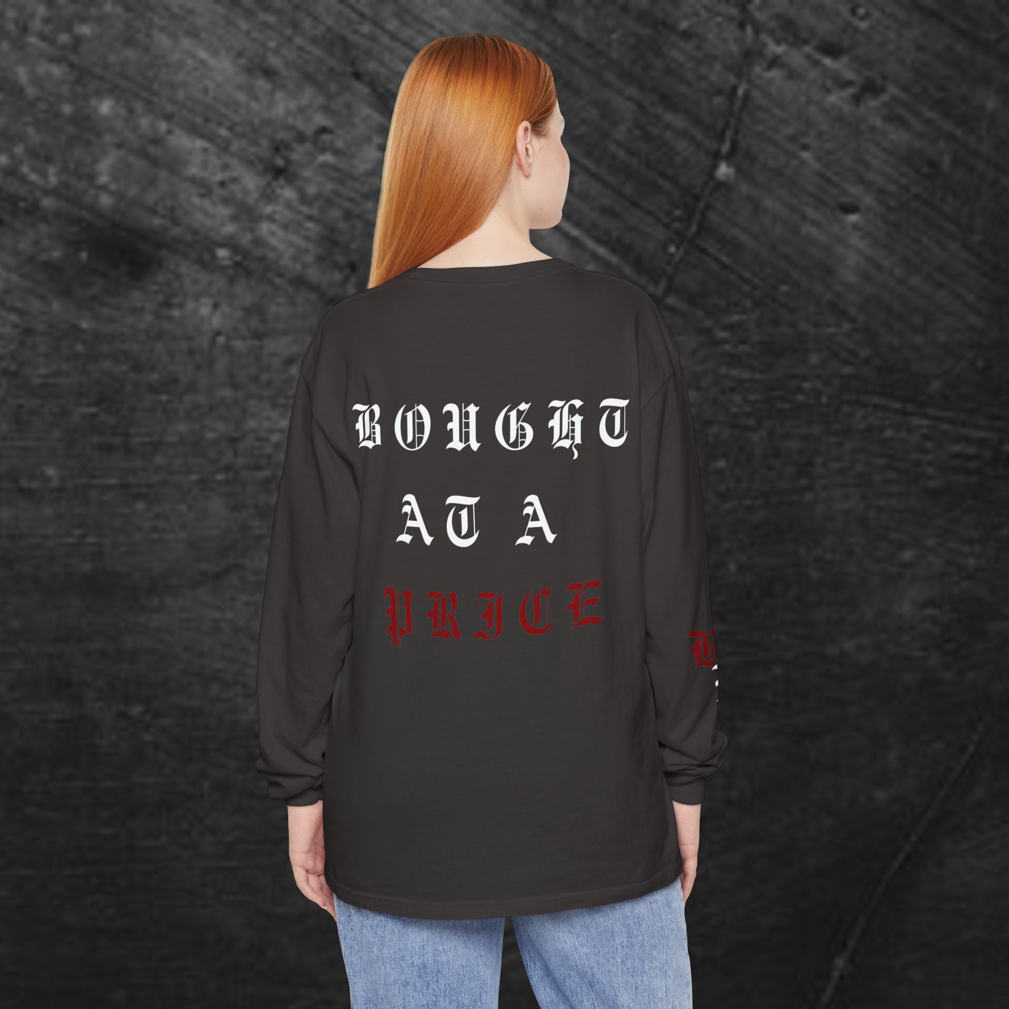 'Blood Bought / Bought At A Price Medium-weight Long Sleeve