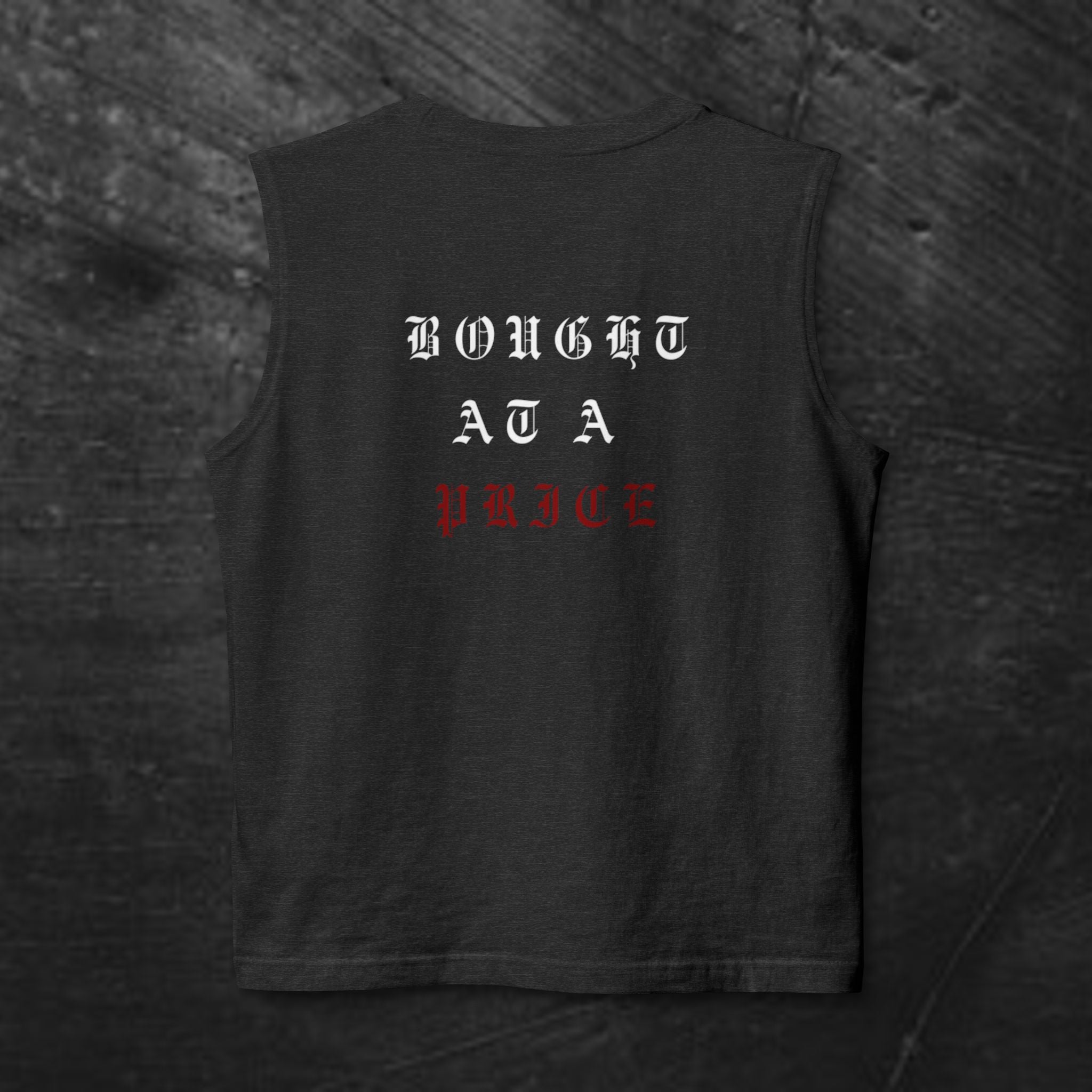 'Blood Bought' Vintage Religious Sleeveless Top