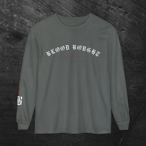 'Blood Bought / Bought At A Price Medium-weight Long Sleeve