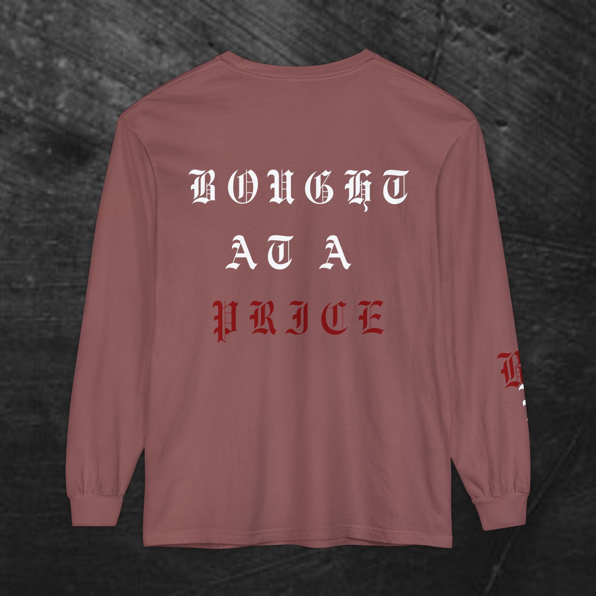 'Blood Bought / Bought At A Price Medium-weight Long Sleeve