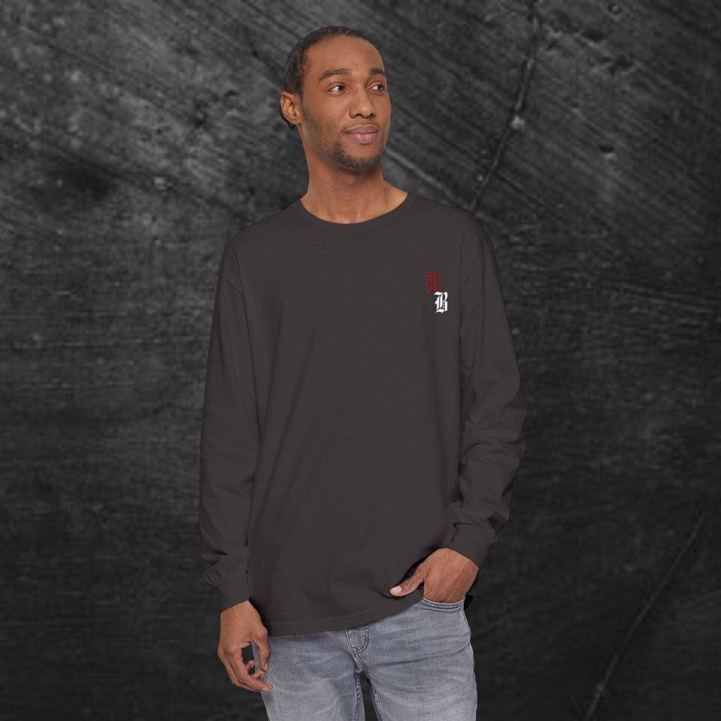 Metanoia Cross Long Sleeve Tee — Gothic Faith Graphic Long Sleeve