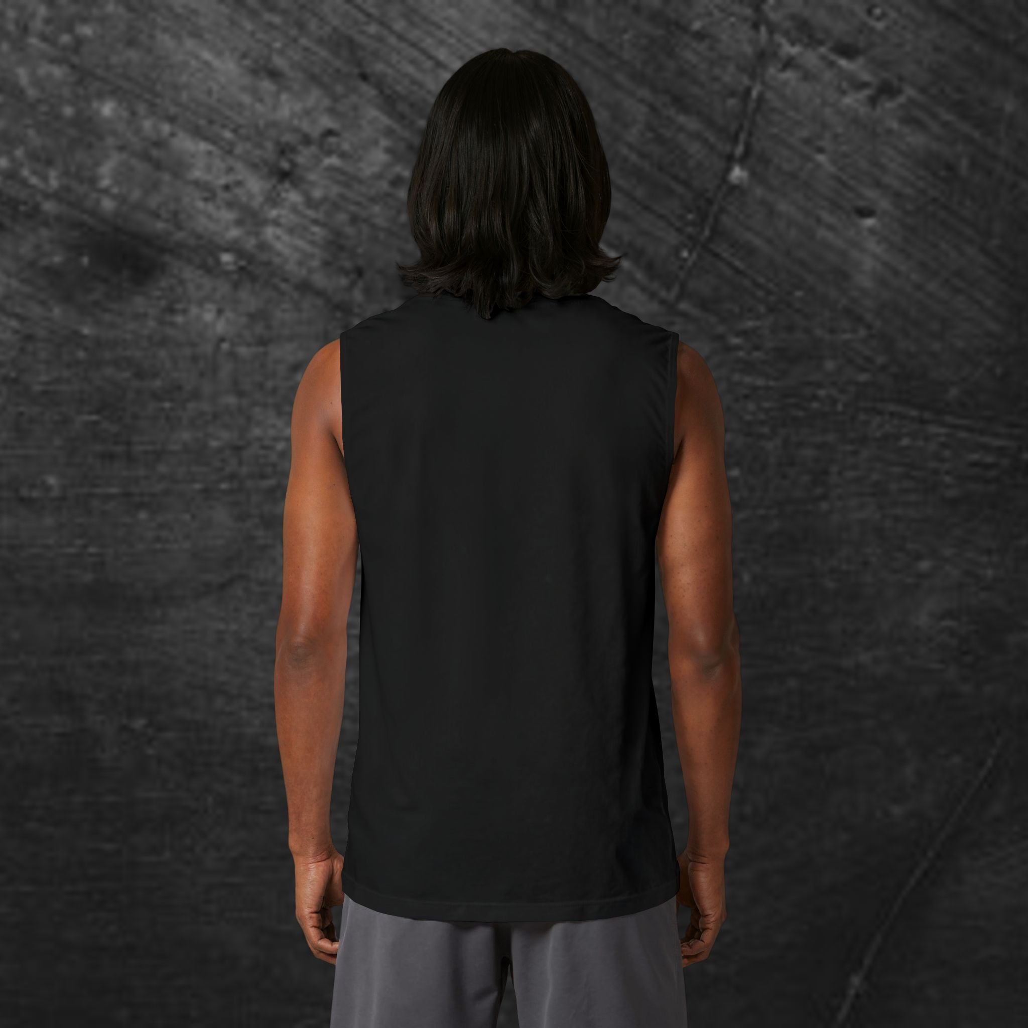 Saved Not Soft Muscle Tank — Christian Faith Graphic Tank Top
