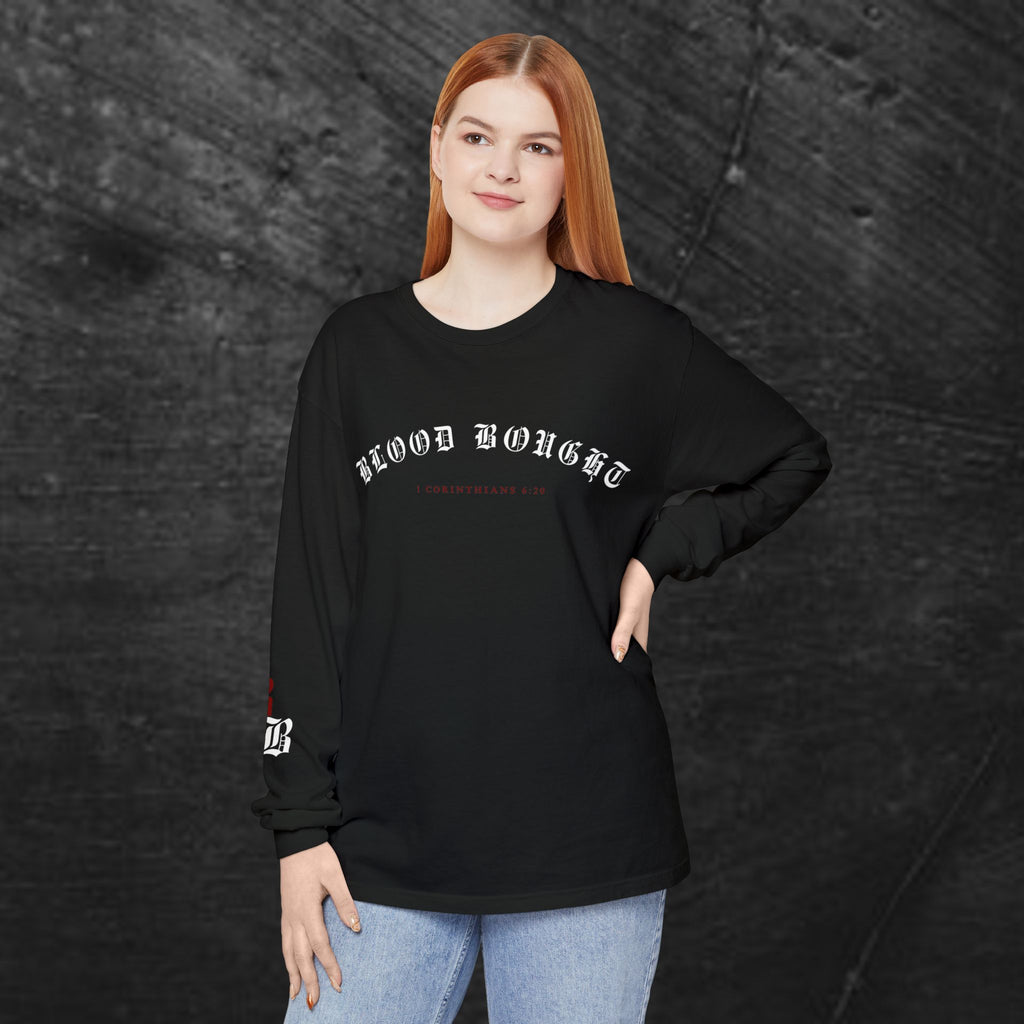 'Blood Bought / Bought At A Price Medium-weight Long Sleeve