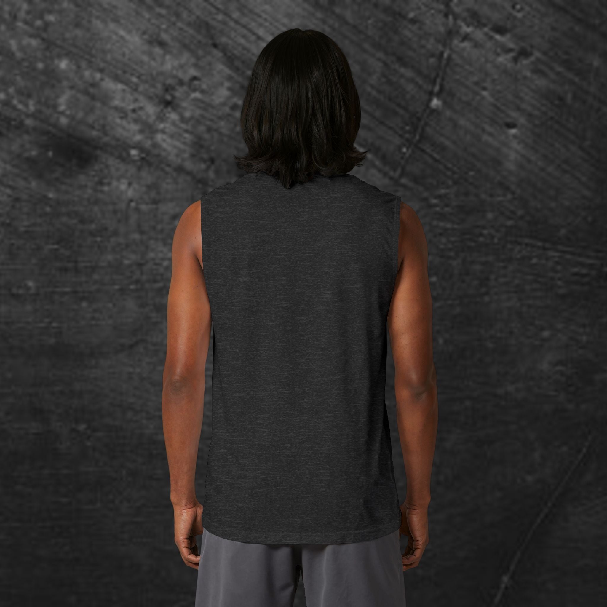 Saved Not Soft Muscle Tank — Christian Faith Graphic Tank Top
