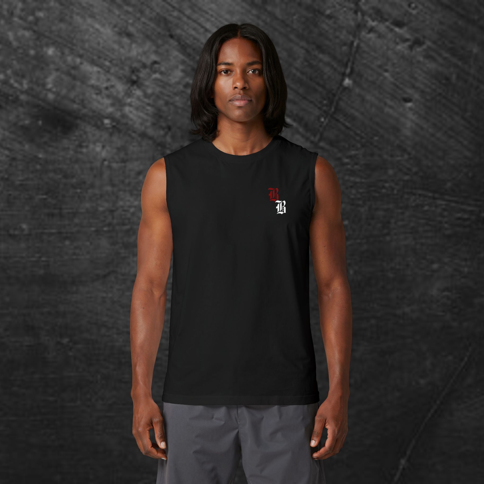 Metanoia Cross Muscle Tank – Gothic Christian Faith Tank Top