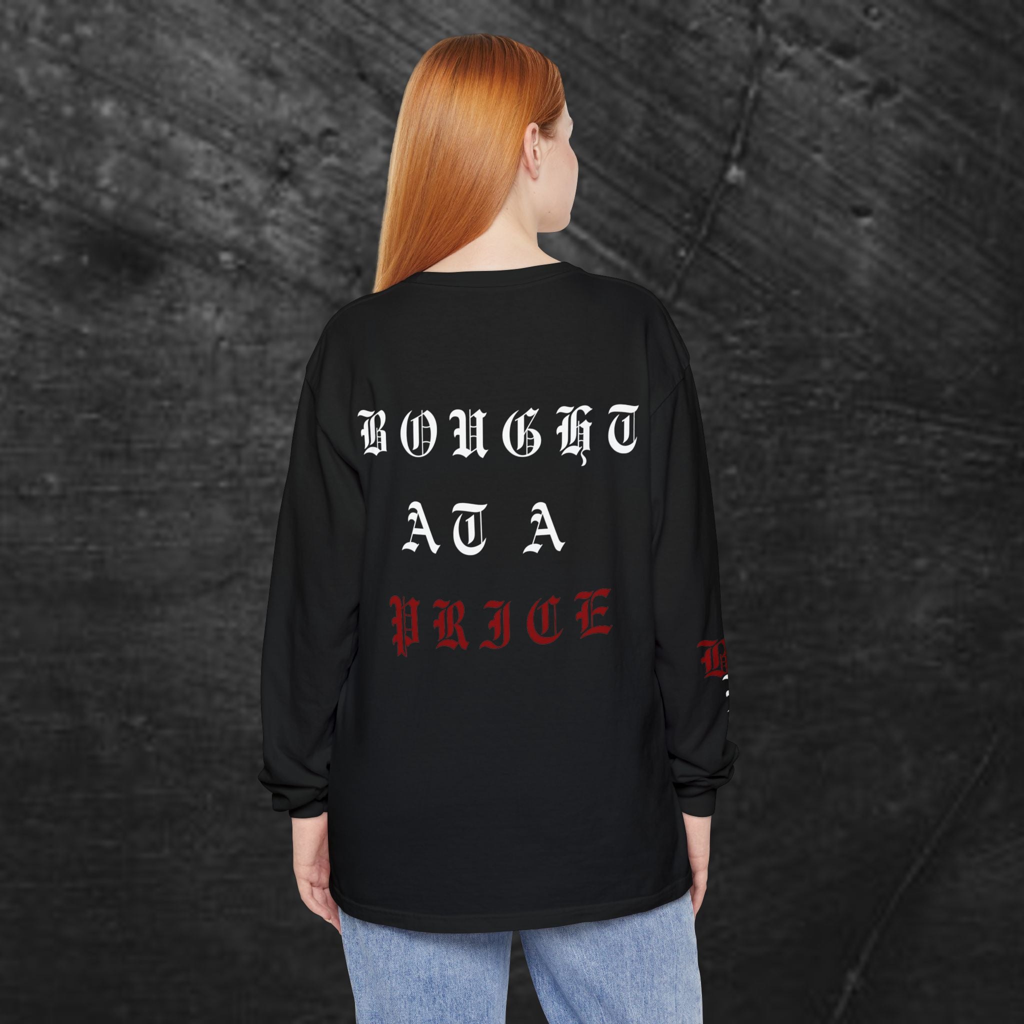 'Blood Bought / Bought At A Price Medium-weight Long Sleeve