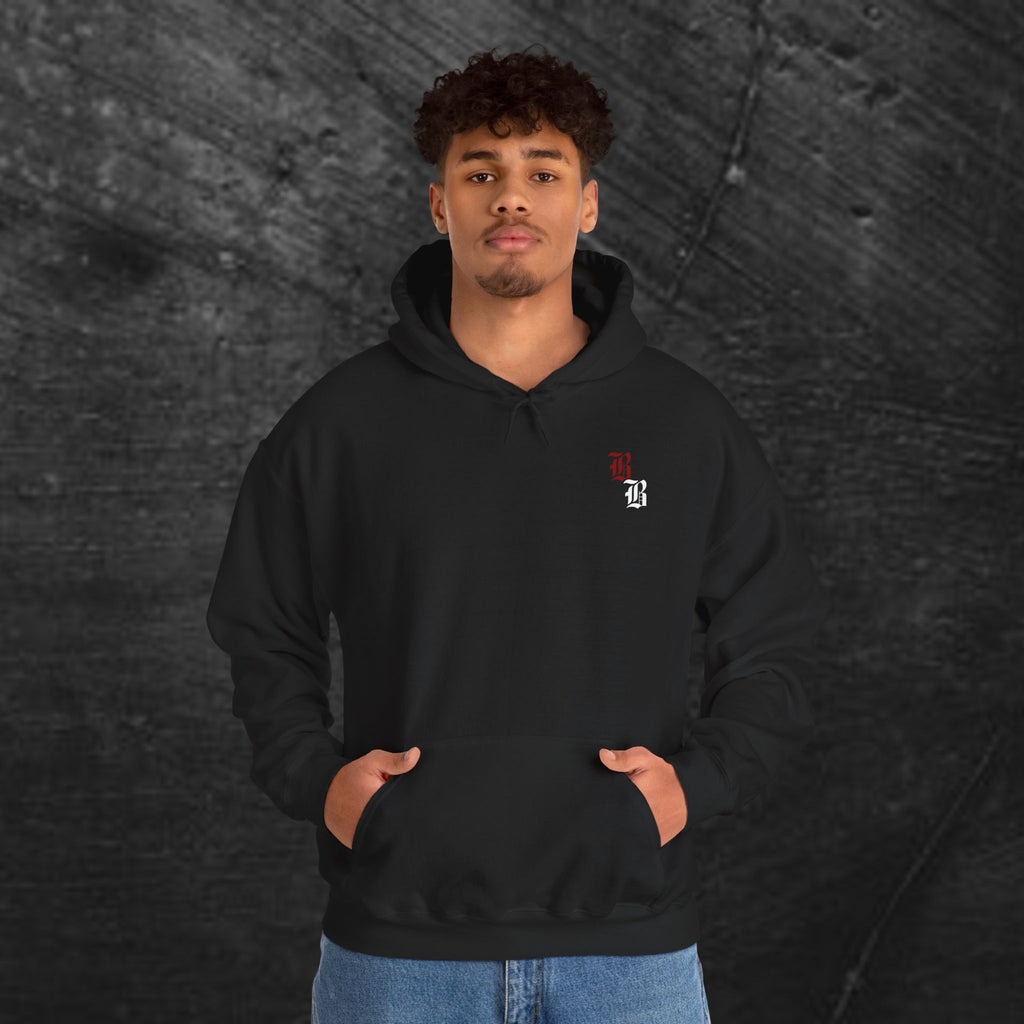 Metanoia Cross Hoodie — Vintage Religious Graphic Hoodie