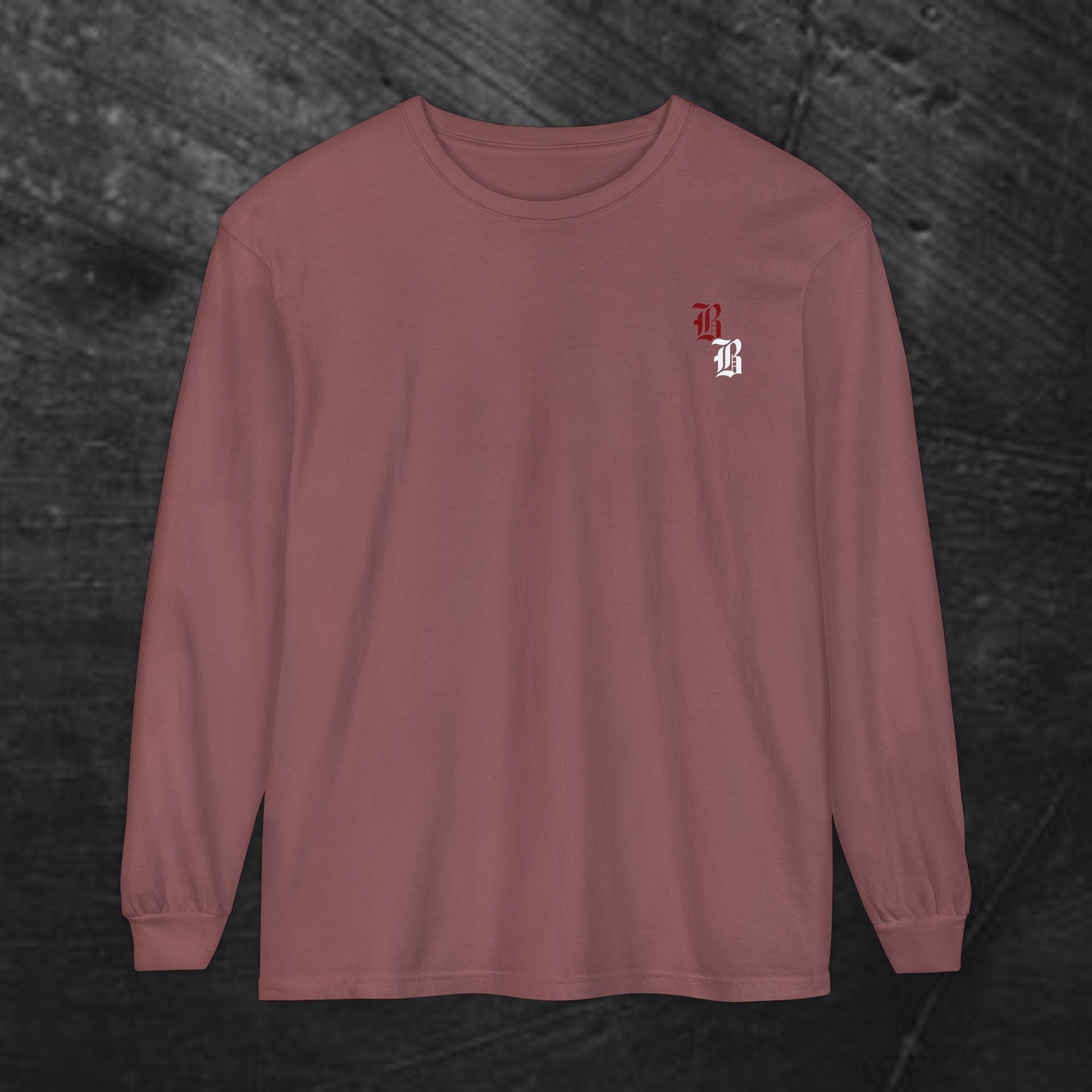 Metanoia Cross Long Sleeve Tee — Gothic Faith Graphic Long Sleeve