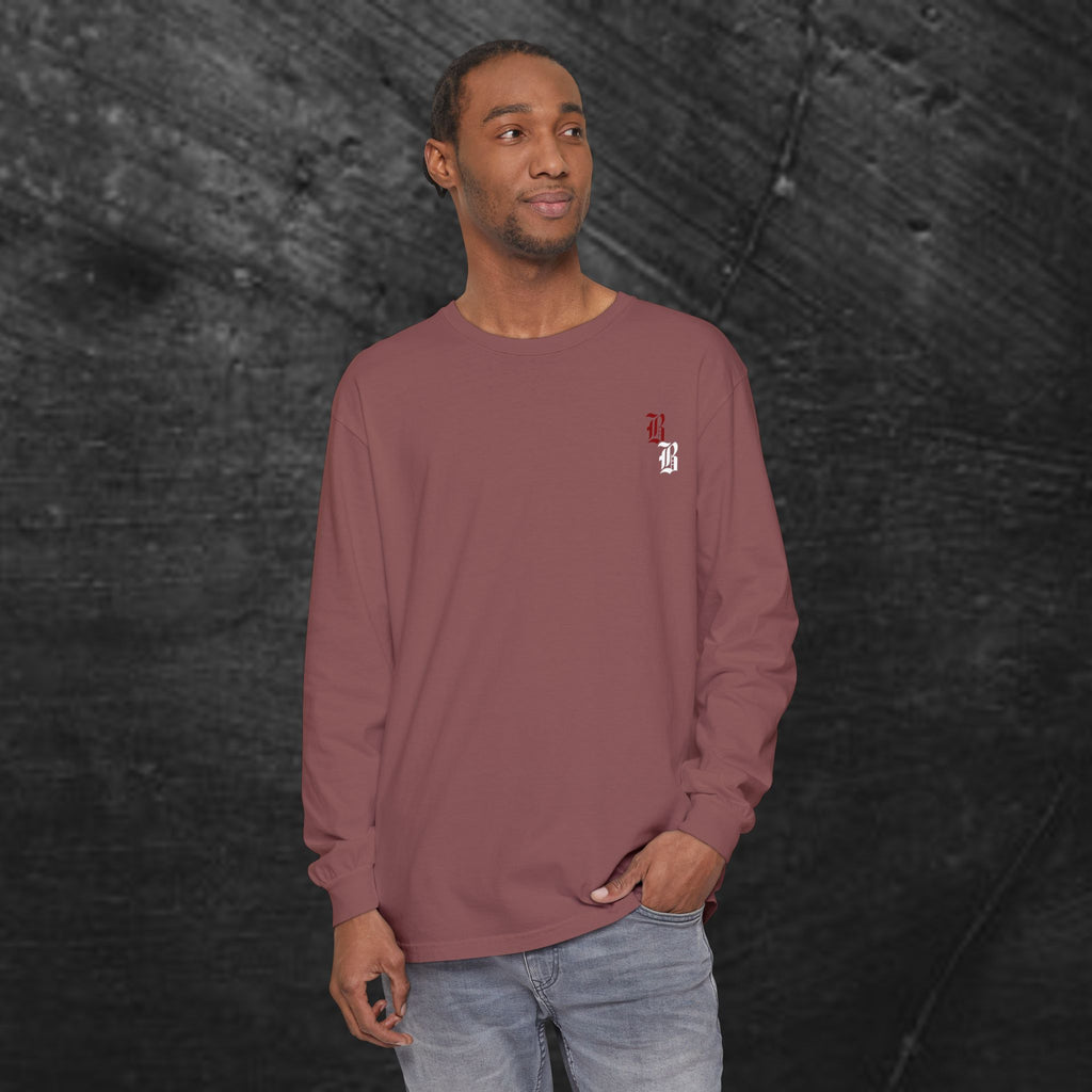 Metanoia Cross Long Sleeve Tee — Gothic Faith Graphic Long Sleeve