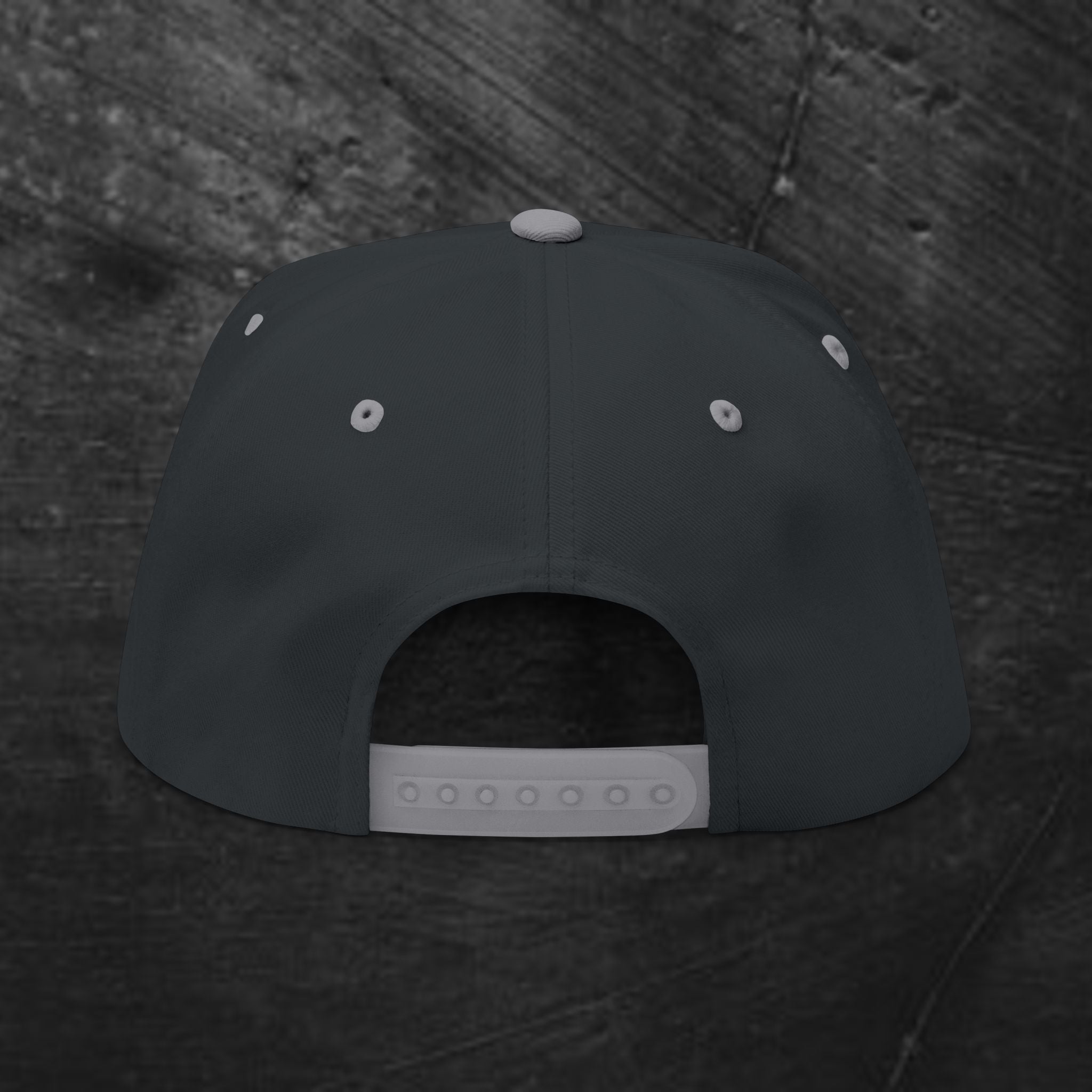 Embroidered Gothic 'BB' Flat Bill Cap
