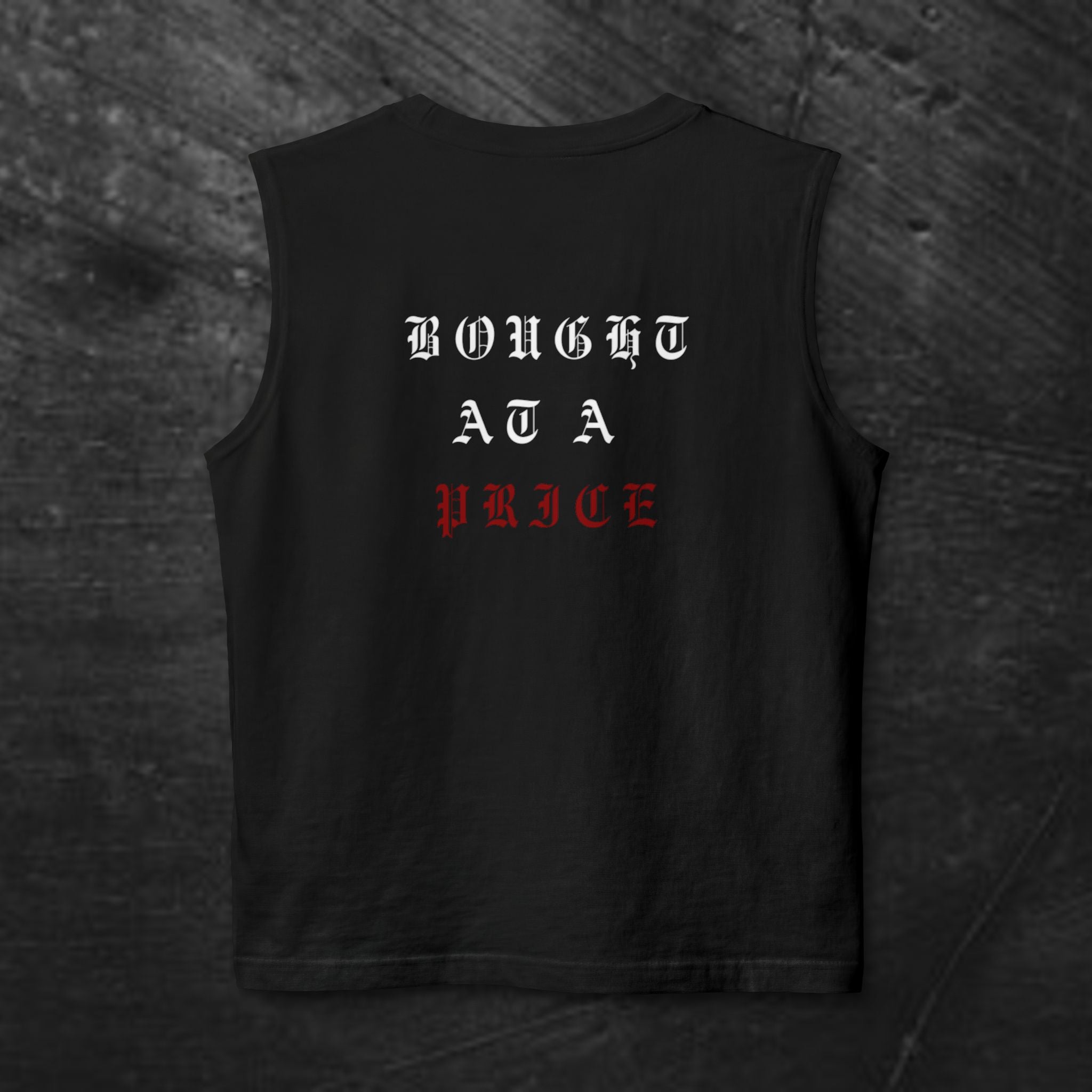 'Blood Bought' Vintage Religious Sleeveless Top
